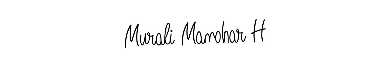 You can use this online signature creator to create a handwritten signature for the name Murali Manohar H. This is the best online autograph maker. Murali Manohar H signature style 5 images and pictures png