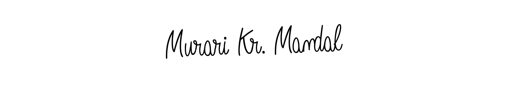 You should practise on your own different ways (Angelique-Rose-font-FFP) to write your name (Murari Kr. Mandal) in signature. don't let someone else do it for you. Murari Kr. Mandal signature style 5 images and pictures png