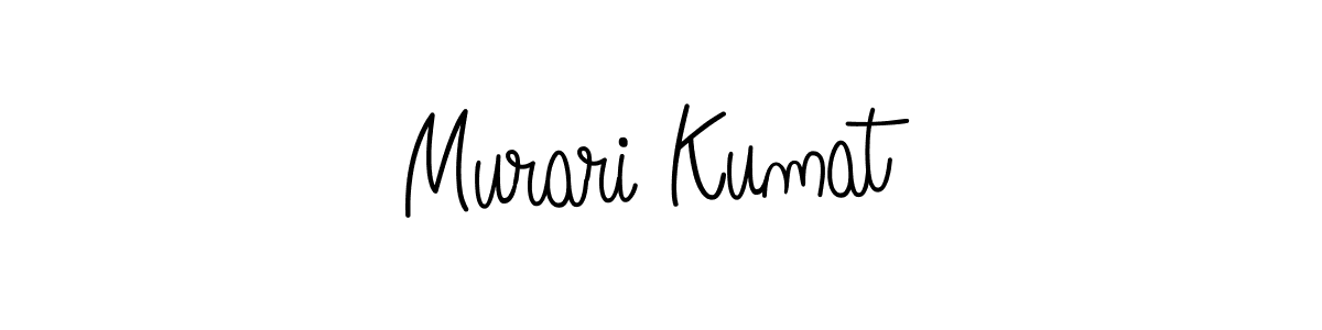 How to make Murari Kumat name signature. Use Angelique-Rose-font-FFP style for creating short signs online. This is the latest handwritten sign. Murari Kumat signature style 5 images and pictures png