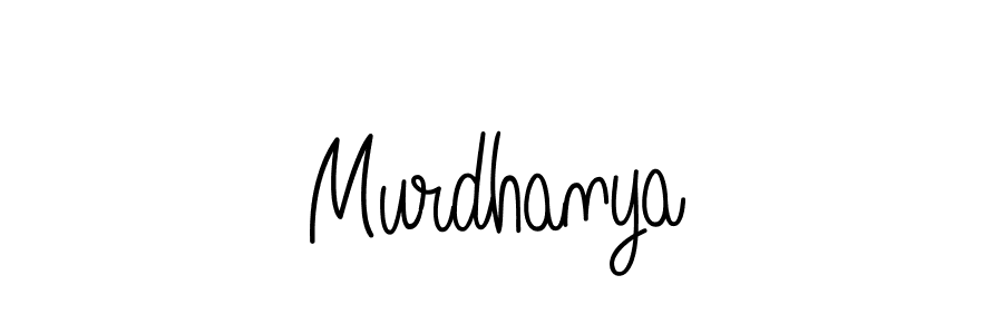 How to Draw Murdhanya signature style? Angelique-Rose-font-FFP is a latest design signature styles for name Murdhanya. Murdhanya signature style 5 images and pictures png