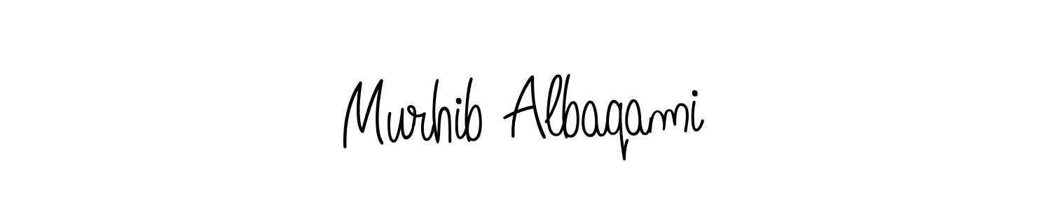 if you are searching for the best signature style for your name Murhib Albaqami. so please give up your signature search. here we have designed multiple signature styles  using Angelique-Rose-font-FFP. Murhib Albaqami signature style 5 images and pictures png