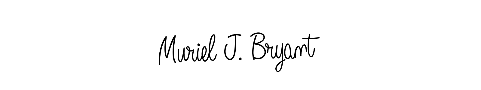 Best and Professional Signature Style for Muriel J. Bryant. Angelique-Rose-font-FFP Best Signature Style Collection. Muriel J. Bryant signature style 5 images and pictures png