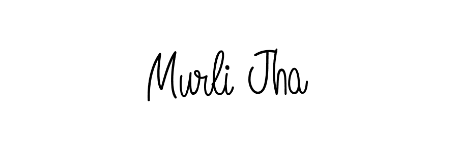 How to Draw Murli Jha signature style? Angelique-Rose-font-FFP is a latest design signature styles for name Murli Jha. Murli Jha signature style 5 images and pictures png