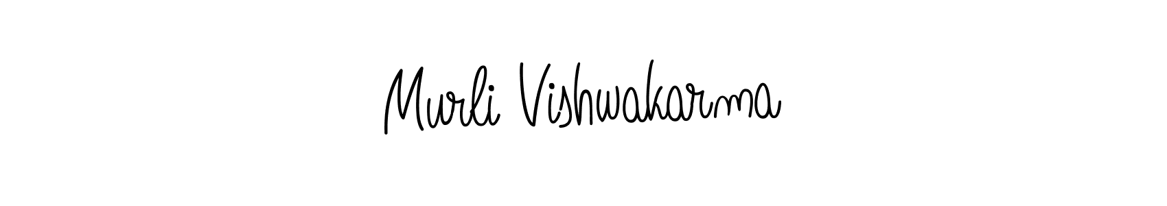 How to Draw Murli Vishwakarma signature style? Angelique-Rose-font-FFP is a latest design signature styles for name Murli Vishwakarma. Murli Vishwakarma signature style 5 images and pictures png