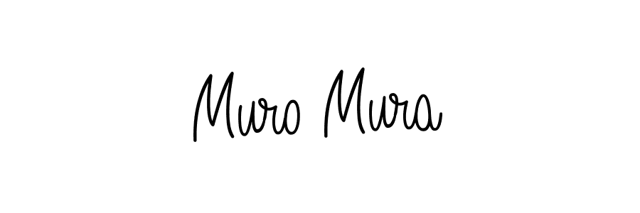 Design your own signature with our free online signature maker. With this signature software, you can create a handwritten (Angelique-Rose-font-FFP) signature for name Muro Mura. Muro Mura signature style 5 images and pictures png