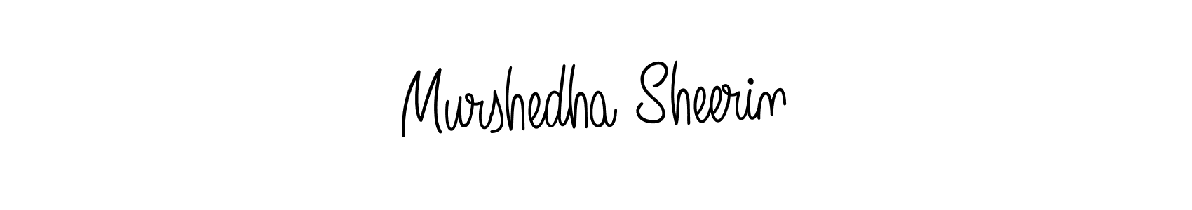 Similarly Angelique-Rose-font-FFP is the best handwritten signature design. Signature creator online .You can use it as an online autograph creator for name Murshedha Sheerin. Murshedha Sheerin signature style 5 images and pictures png
