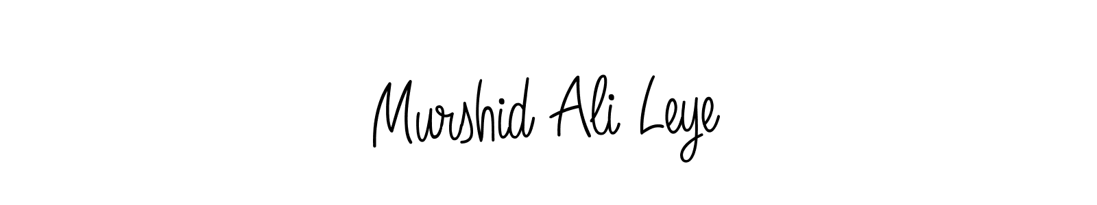 You can use this online signature creator to create a handwritten signature for the name Murshid Ali Leye. This is the best online autograph maker. Murshid Ali Leye signature style 5 images and pictures png