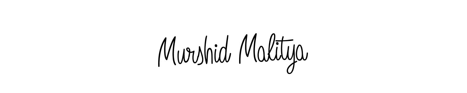 This is the best signature style for the Murshid Malitya name. Also you like these signature font (Angelique-Rose-font-FFP). Mix name signature. Murshid Malitya signature style 5 images and pictures png