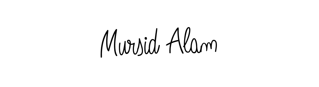 Make a beautiful signature design for name Mursid Alam. Use this online signature maker to create a handwritten signature for free. Mursid Alam signature style 5 images and pictures png