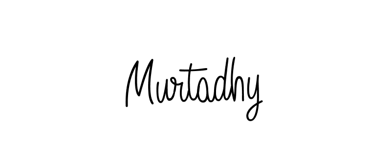 Design your own signature with our free online signature maker. With this signature software, you can create a handwritten (Angelique-Rose-font-FFP) signature for name Murtadhy. Murtadhy signature style 5 images and pictures png