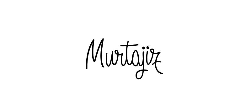 Make a beautiful signature design for name Murtajiz. With this signature (Angelique-Rose-font-FFP) style, you can create a handwritten signature for free. Murtajiz signature style 5 images and pictures png
