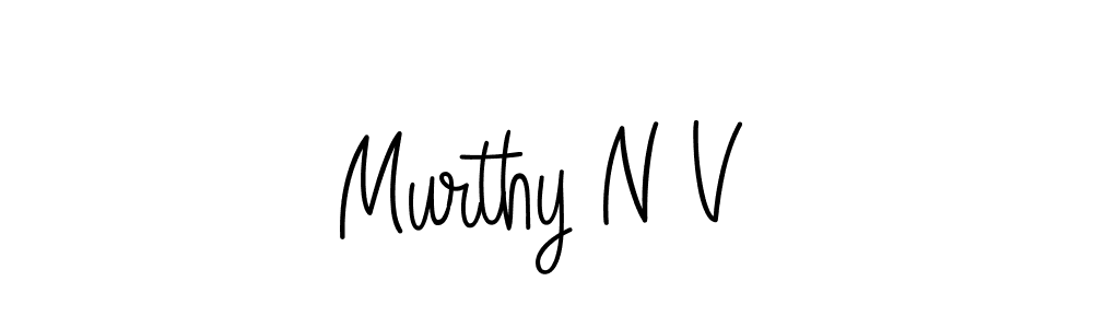 Murthy N V stylish signature style. Best Handwritten Sign (Angelique-Rose-font-FFP) for my name. Handwritten Signature Collection Ideas for my name Murthy N V. Murthy N V signature style 5 images and pictures png