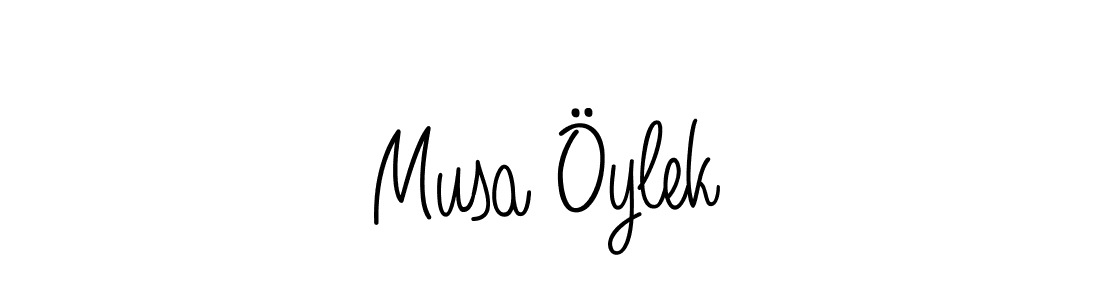 Use a signature maker to create a handwritten signature online. With this signature software, you can design (Angelique-Rose-font-FFP) your own signature for name Musa Öylek. Musa Öylek signature style 5 images and pictures png