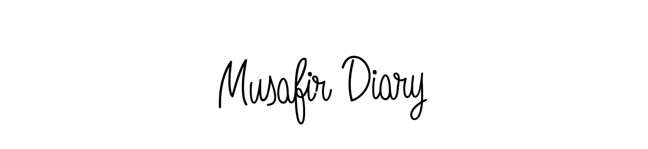 Make a beautiful signature design for name Musafir Diary. Use this online signature maker to create a handwritten signature for free. Musafir Diary signature style 5 images and pictures png