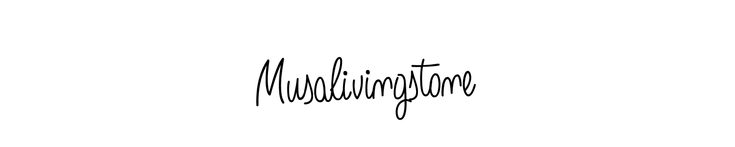 It looks lik you need a new signature style for name Musalivingstone. Design unique handwritten (Angelique-Rose-font-FFP) signature with our free signature maker in just a few clicks. Musalivingstone signature style 5 images and pictures png