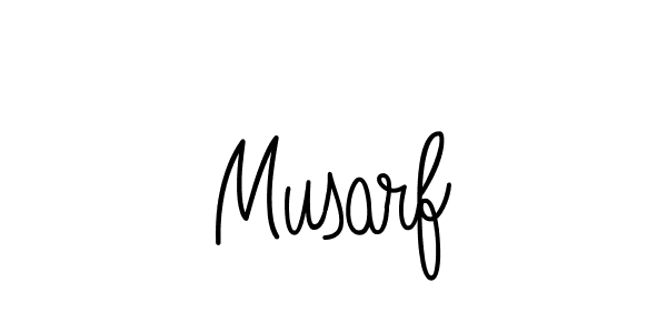 Make a beautiful signature design for name Musarf. Use this online signature maker to create a handwritten signature for free. Musarf signature style 5 images and pictures png