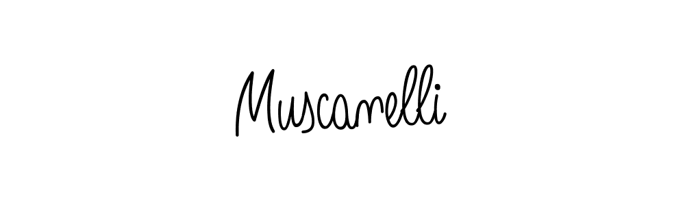 How to make Muscanelli name signature. Use Angelique-Rose-font-FFP style for creating short signs online. This is the latest handwritten sign. Muscanelli signature style 5 images and pictures png
