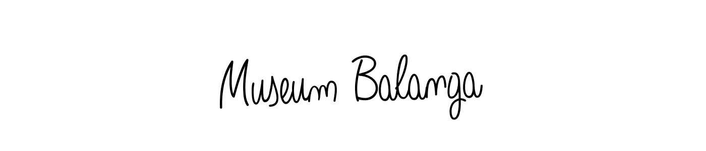 Create a beautiful signature design for name Museum Balanga. With this signature (Angelique-Rose-font-FFP) fonts, you can make a handwritten signature for free. Museum Balanga signature style 5 images and pictures png