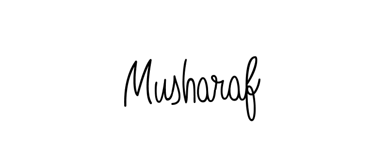 The best way (Angelique-Rose-font-FFP) to make a short signature is to pick only two or three words in your name. The name Musharaf include a total of six letters. For converting this name. Musharaf signature style 5 images and pictures png