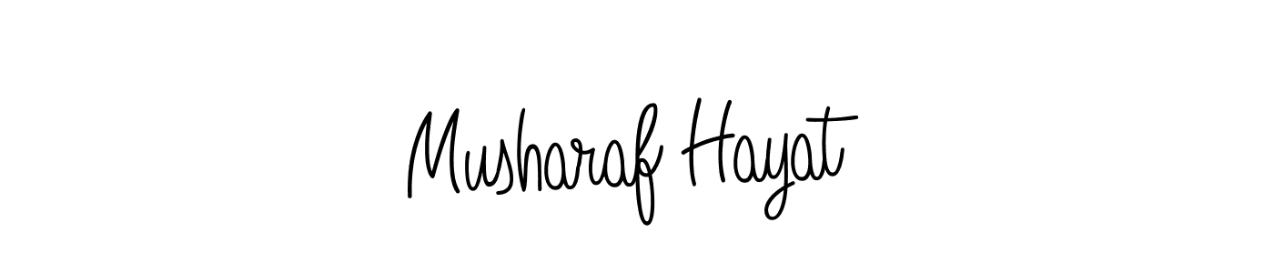 You can use this online signature creator to create a handwritten signature for the name Musharaf Hayat. This is the best online autograph maker. Musharaf Hayat signature style 5 images and pictures png