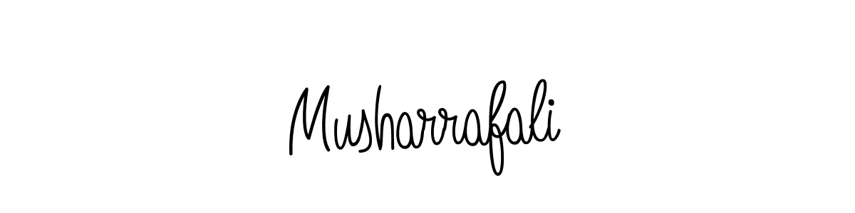 Musharrafali stylish signature style. Best Handwritten Sign (Angelique-Rose-font-FFP) for my name. Handwritten Signature Collection Ideas for my name Musharrafali. Musharrafali signature style 5 images and pictures png