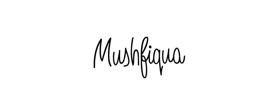 Also we have Mushfiqua name is the best signature style. Create professional handwritten signature collection using Angelique-Rose-font-FFP autograph style. Mushfiqua signature style 5 images and pictures png