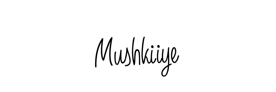 Also You can easily find your signature by using the search form. We will create Mushkiiye name handwritten signature images for you free of cost using Angelique-Rose-font-FFP sign style. Mushkiiye signature style 5 images and pictures png