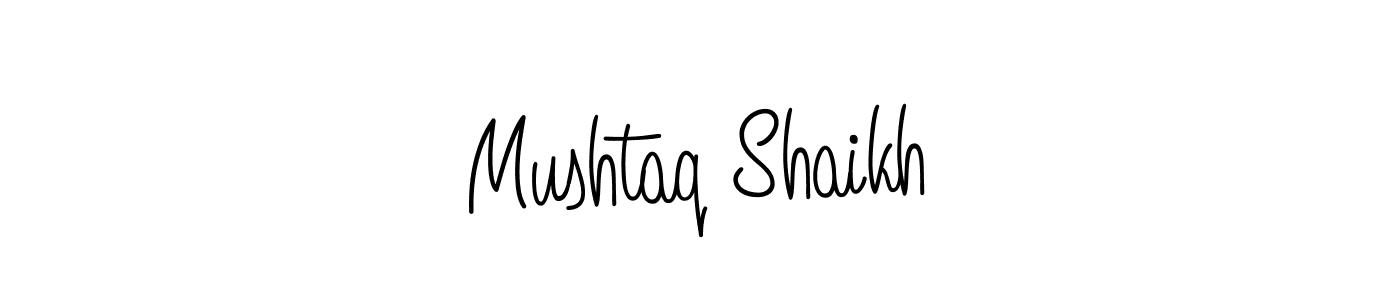 It looks lik you need a new signature style for name Mushtaq Shaikh. Design unique handwritten (Angelique-Rose-font-FFP) signature with our free signature maker in just a few clicks. Mushtaq Shaikh signature style 5 images and pictures png