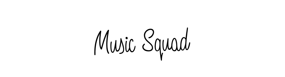if you are searching for the best signature style for your name Music Squad. so please give up your signature search. here we have designed multiple signature styles  using Angelique-Rose-font-FFP. Music Squad signature style 5 images and pictures png