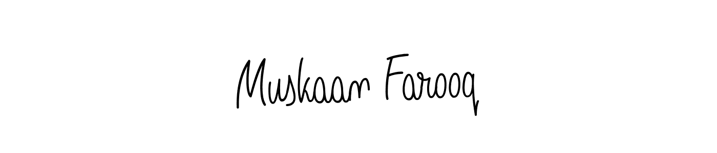 Similarly Angelique-Rose-font-FFP is the best handwritten signature design. Signature creator online .You can use it as an online autograph creator for name Muskaan Farooq. Muskaan Farooq signature style 5 images and pictures png