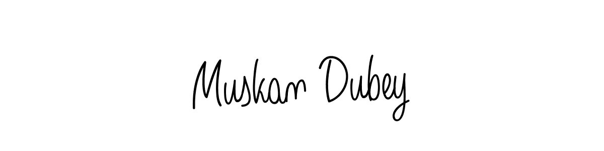 How to make Muskan Dubey signature? Angelique-Rose-font-FFP is a professional autograph style. Create handwritten signature for Muskan Dubey name. Muskan Dubey signature style 5 images and pictures png