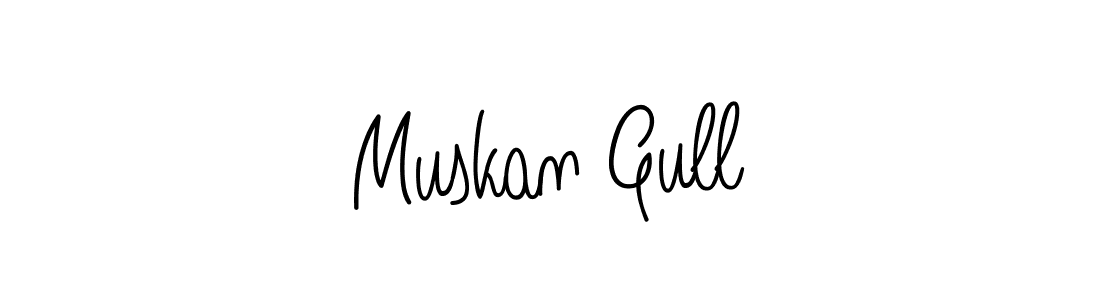 How to make Muskan Gull signature? Angelique-Rose-font-FFP is a professional autograph style. Create handwritten signature for Muskan Gull name. Muskan Gull signature style 5 images and pictures png