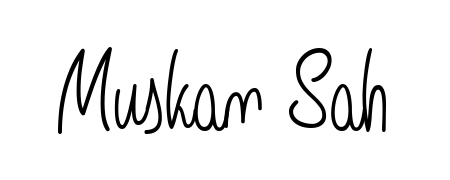 An effortless, minimalist signature concept for Muskan Sah using Angelique-Rose-font-FFP design. Clean lines that look great on any document. Muskan Sah signature style 5 images and pictures png