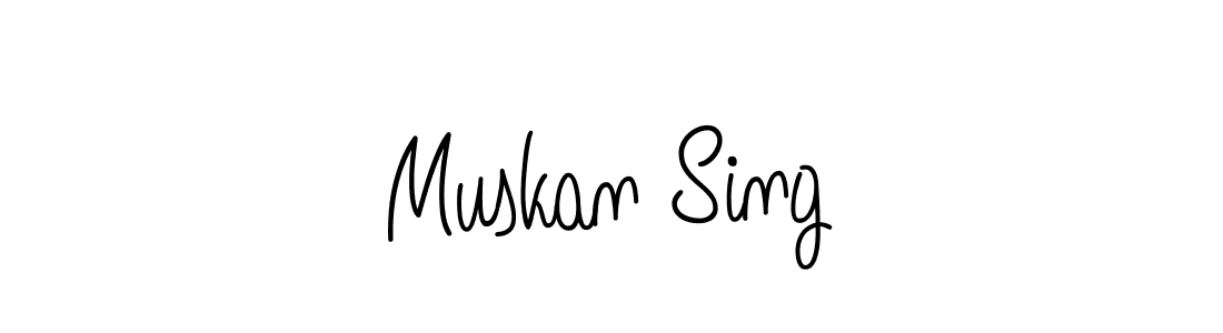 Make a beautiful signature design for name Muskan Sing. Use this online signature maker to create a handwritten signature for free. Muskan Sing signature style 5 images and pictures png