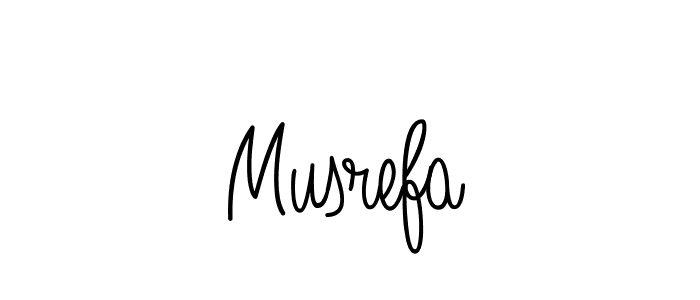 Make a beautiful signature design for name Musrefa. Use this online signature maker to create a handwritten signature for free. Musrefa signature style 5 images and pictures png