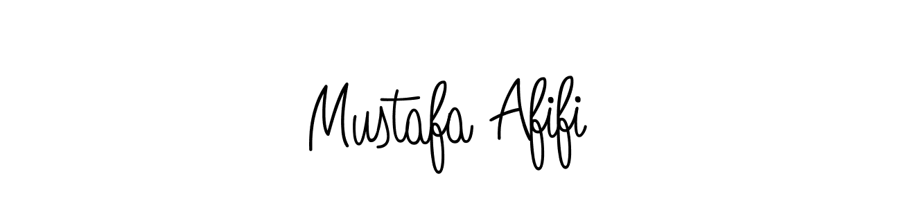 Mustafa Afifi stylish signature style. Best Handwritten Sign (Angelique-Rose-font-FFP) for my name. Handwritten Signature Collection Ideas for my name Mustafa Afifi. Mustafa Afifi signature style 5 images and pictures png