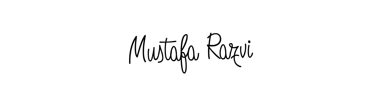 The best way (Angelique-Rose-font-FFP) to make a short signature is to pick only two or three words in your name. The name Mustafa Razvi include a total of six letters. For converting this name. Mustafa Razvi signature style 5 images and pictures png