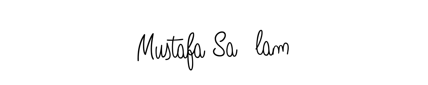 How to Draw Mustafa SaĞlam signature style? Angelique-Rose-font-FFP is a latest design signature styles for name Mustafa SaĞlam. Mustafa SaĞlam signature style 5 images and pictures png