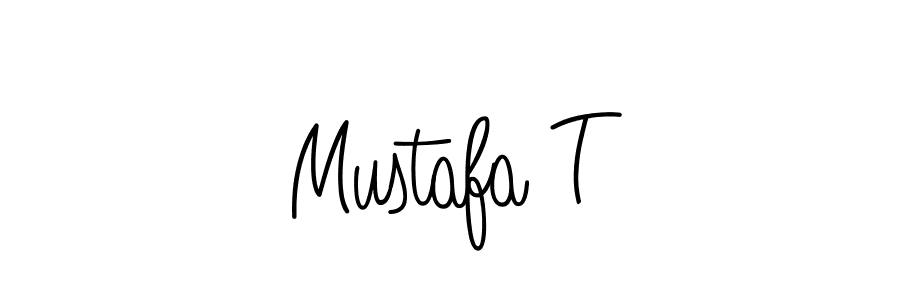 Best and Professional Signature Style for Mustafa T. Angelique-Rose-font-FFP Best Signature Style Collection. Mustafa T signature style 5 images and pictures png