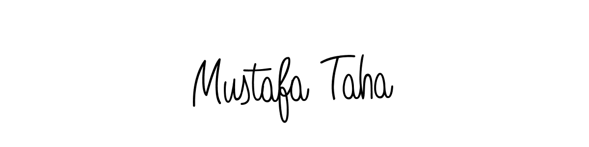 How to make Mustafa Taha signature? Angelique-Rose-font-FFP is a professional autograph style. Create handwritten signature for Mustafa Taha name. Mustafa Taha signature style 5 images and pictures png