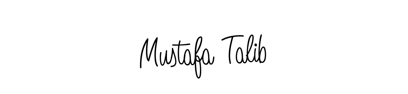 Also we have Mustafa Talib name is the best signature style. Create professional handwritten signature collection using Angelique-Rose-font-FFP autograph style. Mustafa Talib signature style 5 images and pictures png