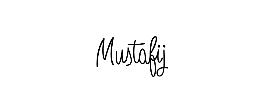 You should practise on your own different ways (Angelique-Rose-font-FFP) to write your name (Mustafij ) in signature. don't let someone else do it for you. Mustafij  signature style 5 images and pictures png