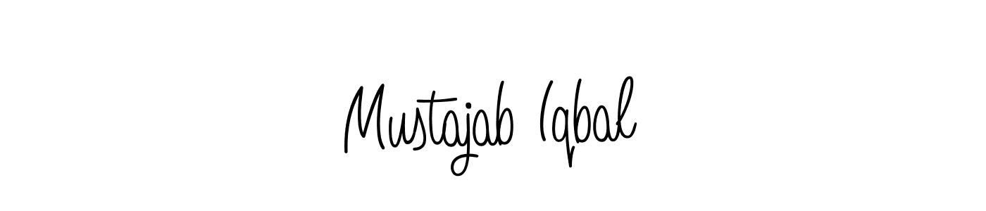 Angelique-Rose-font-FFP is a professional signature style that is perfect for those who want to add a touch of class to their signature. It is also a great choice for those who want to make their signature more unique. Get Mustajab Iqbal name to fancy signature for free. Mustajab Iqbal signature style 5 images and pictures png
