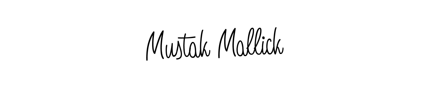 How to make Mustak Mallick signature? Angelique-Rose-font-FFP is a professional autograph style. Create handwritten signature for Mustak Mallick name. Mustak Mallick signature style 5 images and pictures png