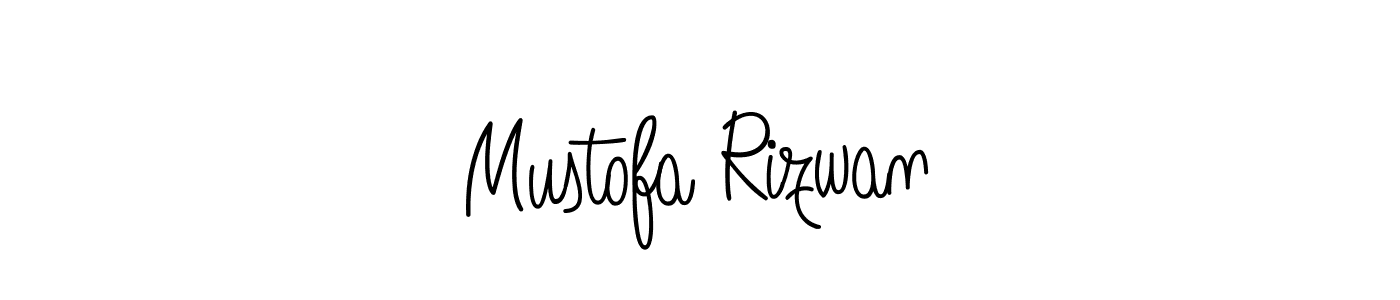 Make a beautiful signature design for name Mustofa Rizwan. With this signature (Angelique-Rose-font-FFP) style, you can create a handwritten signature for free. Mustofa Rizwan signature style 5 images and pictures png