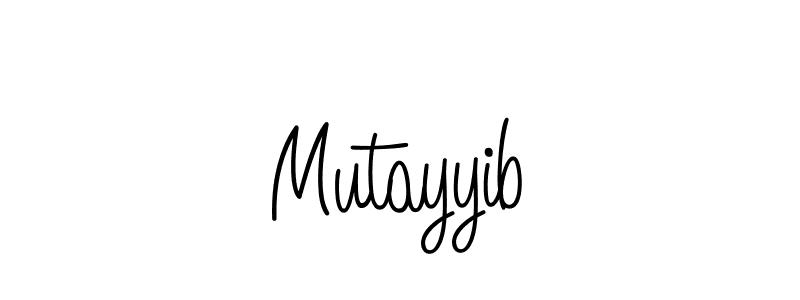 How to make Mutayyib signature? Angelique-Rose-font-FFP is a professional autograph style. Create handwritten signature for Mutayyib name. Mutayyib signature style 5 images and pictures png