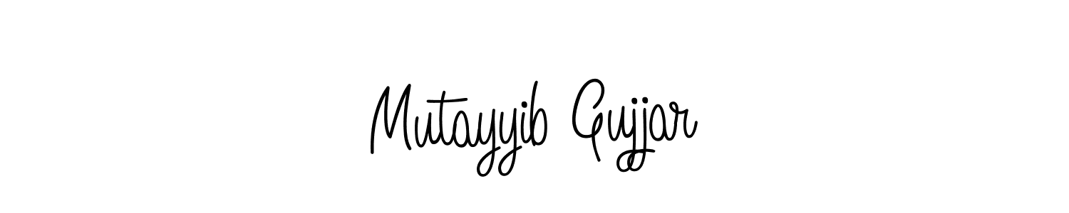Design your own signature with our free online signature maker. With this signature software, you can create a handwritten (Angelique-Rose-font-FFP) signature for name Mutayyib Gujjar. Mutayyib Gujjar signature style 5 images and pictures png