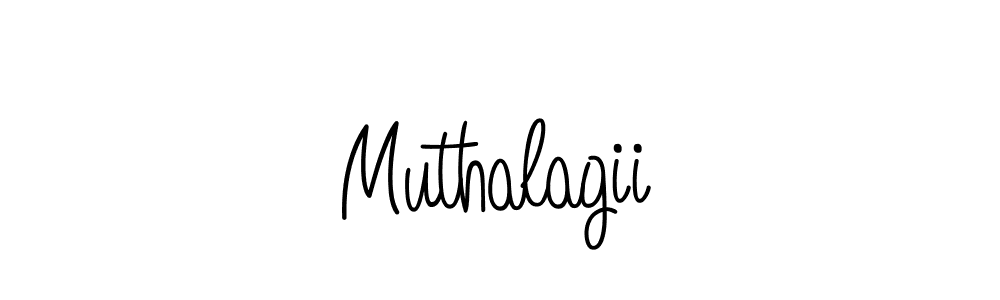 Make a beautiful signature design for name Muthalagii. With this signature (Angelique-Rose-font-FFP) style, you can create a handwritten signature for free. Muthalagii signature style 5 images and pictures png