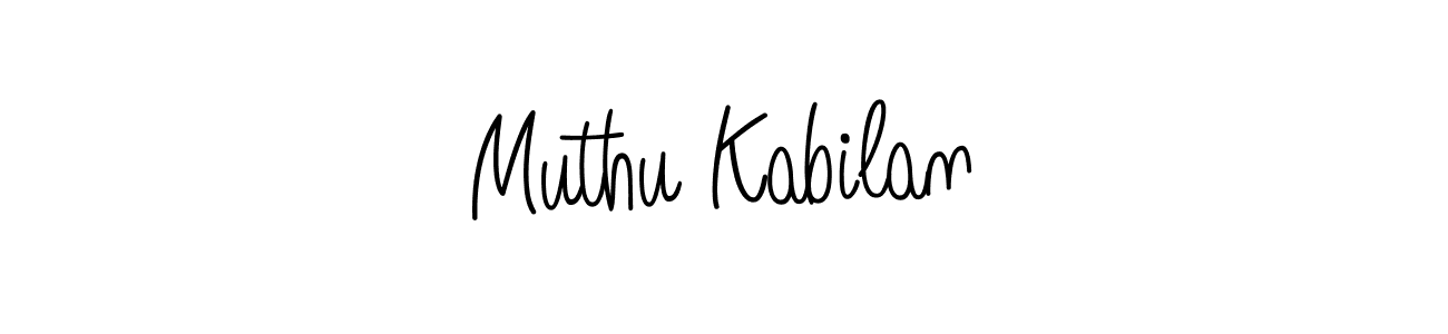 How to make Muthu Kabilan name signature. Use Angelique-Rose-font-FFP style for creating short signs online. This is the latest handwritten sign. Muthu Kabilan signature style 5 images and pictures png