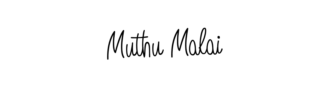 How to make Muthu Malai signature? Angelique-Rose-font-FFP is a professional autograph style. Create handwritten signature for Muthu Malai name. Muthu Malai signature style 5 images and pictures png